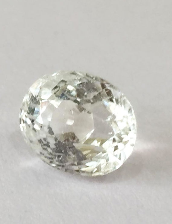 6.36 Ratti (5.73 ct) Natural Certified White Topaz